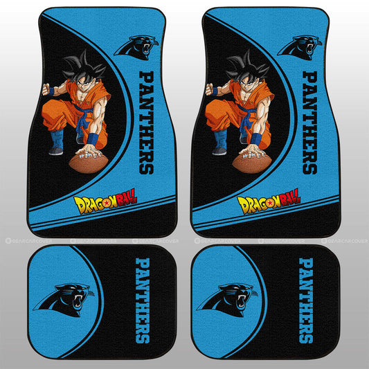 Carolina Panthers Car Floor Mats Custom Car Accessories For Fans - Gearcarcover - 1