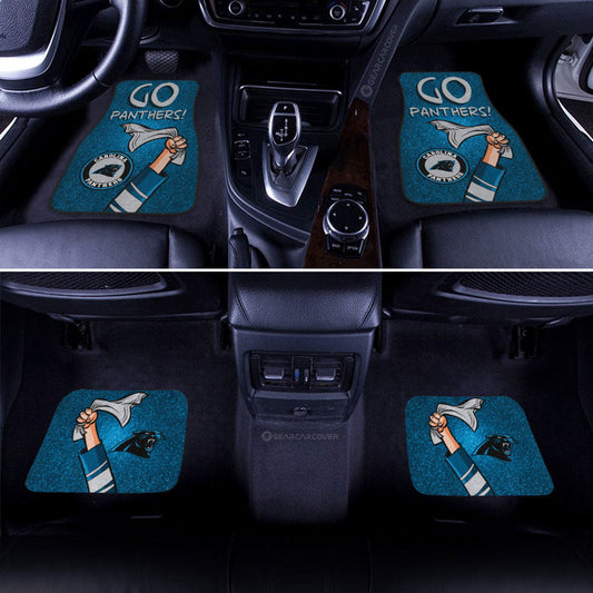 Carolina Panthers Car Floor Mats Custom Car Accessories - Gearcarcover - 2