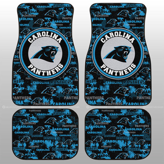 Carolina Panthers Car Floor Mats Custom Car Accessories - Gearcarcover - 1