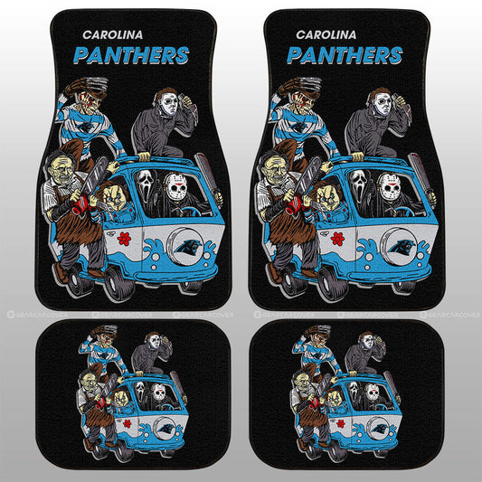 Carolina Panthers Car Floor Mats Custom Car Accessories - Gearcarcover - 1