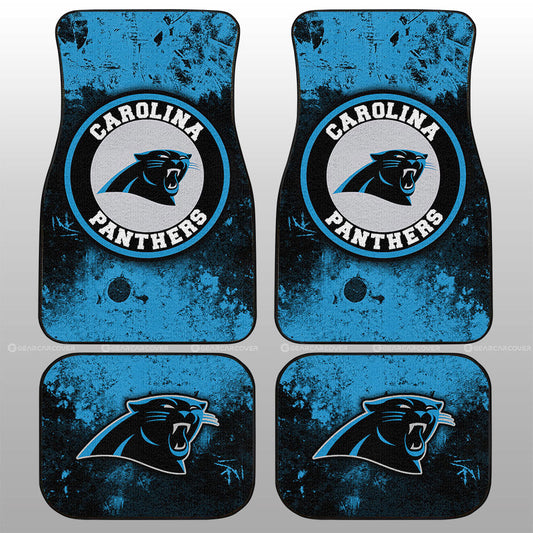 Carolina Panthers Car Floor Mats Custom Car Accessories - Gearcarcover - 1