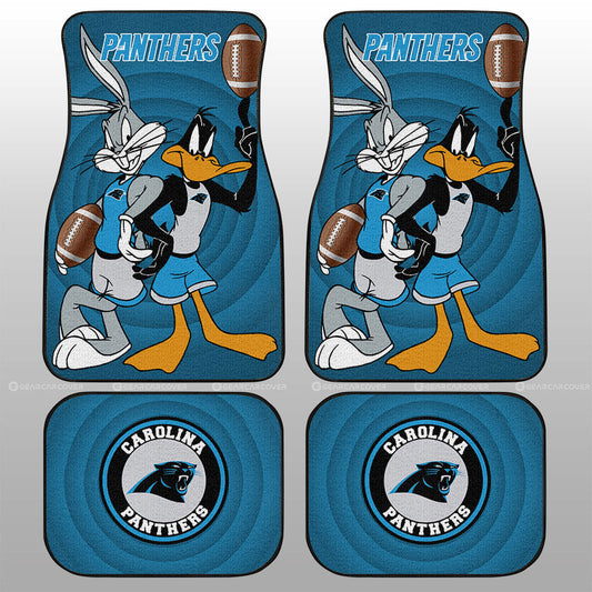 Carolina Panthers Car Floor Mats Custom Car Accessories - Gearcarcover - 1