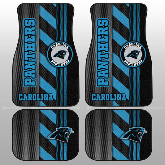 Carolina Panthers Car Floor Mats Custom Car Accessories - Gearcarcover - 1
