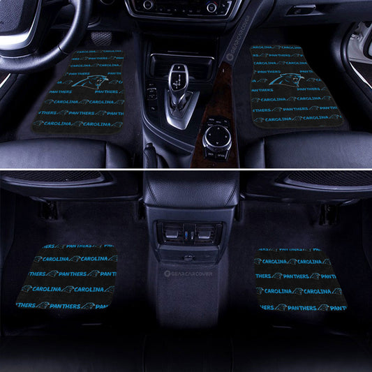 Carolina Panthers Car Floor Mats Sporty Team Collection - Gearcarcover - 2