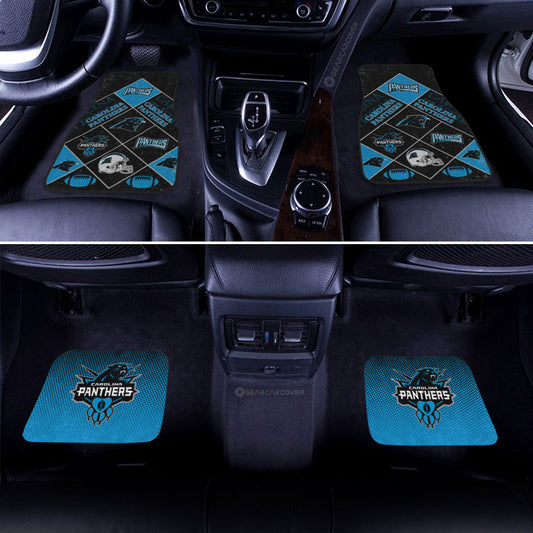 Carolina Panthers Car Floor Mats Sporty Team Collection - Gearcarcover - 2