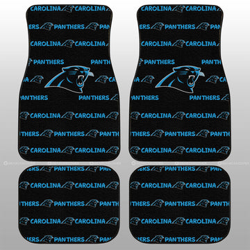 Carolina Panthers Car Floor Mats Sporty Team Collection - Gearcarcover - 1