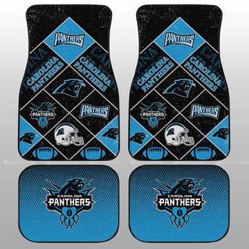 Carolina Panthers Car Floor Mats Sporty Team Collection - Gearcarcover - 1