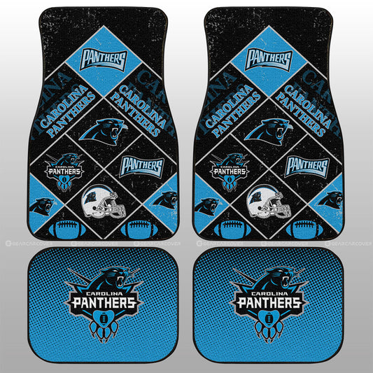 Carolina Panthers Car Floor Mats Sporty Team Collection - Gearcarcover - 1