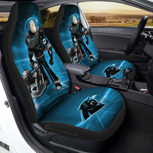 Carolina Panthers Car Seat Covers Buzz Lightyear Car Accessories For Fan - Gearcarcover - 2