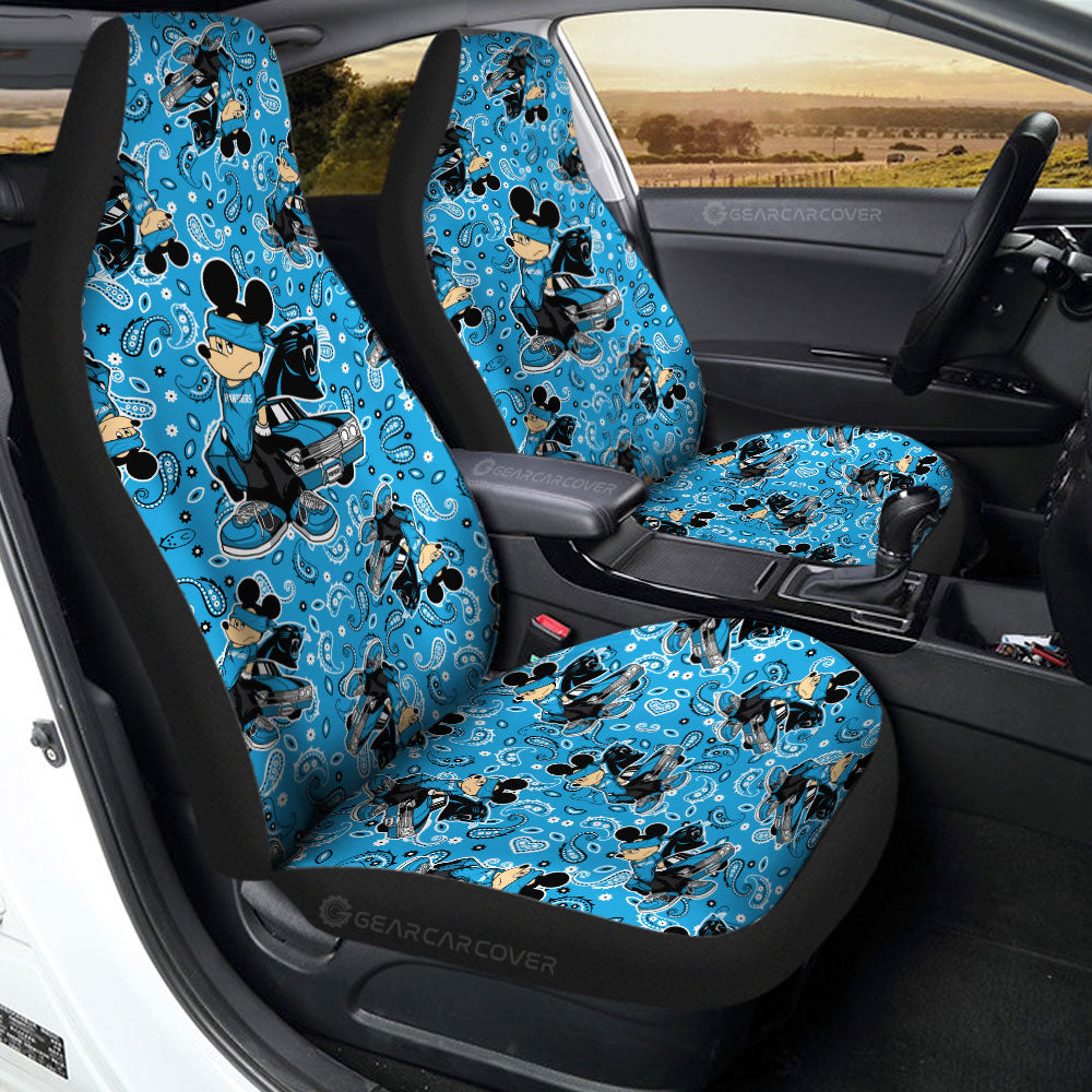 Carolina Panthers Car Seat Covers Cartoon Theme Collection - Gearcarcover - 2