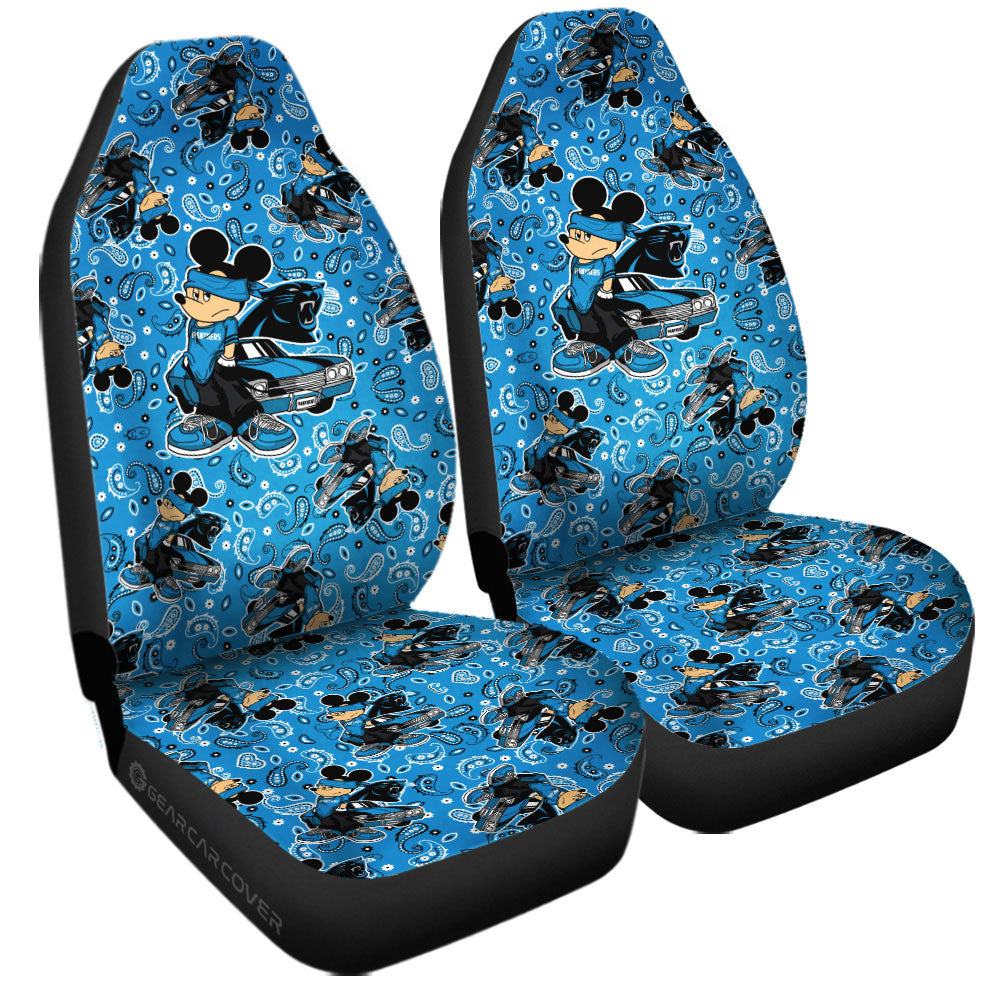 Carolina Panthers Car Seat Covers Cartoon Theme Collection - Gearcarcover - 3