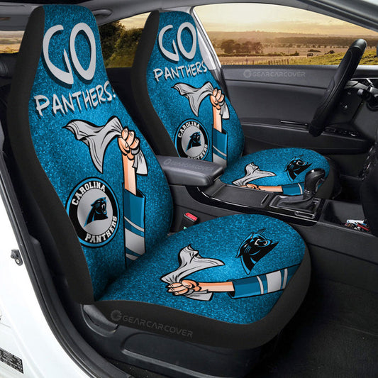 Carolina Panthers Car Seat Covers Custom Car Accessories - Gearcarcover - 2