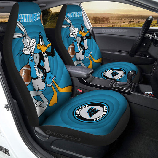 Carolina Panthers Car Seat Covers Custom Car Accessories - Gearcarcover - 2