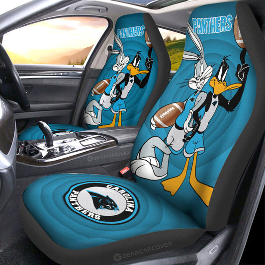 Carolina Panthers Car Seat Covers Custom Car Accessories - Gearcarcover - 1