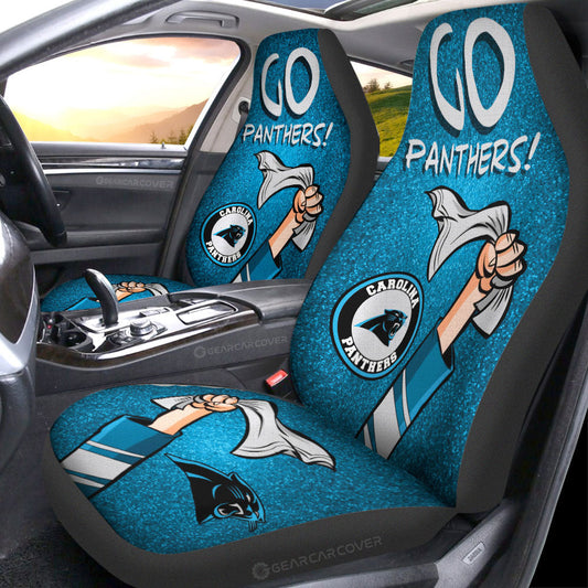 Carolina Panthers Car Seat Covers Custom Car Accessories - Gearcarcover - 1