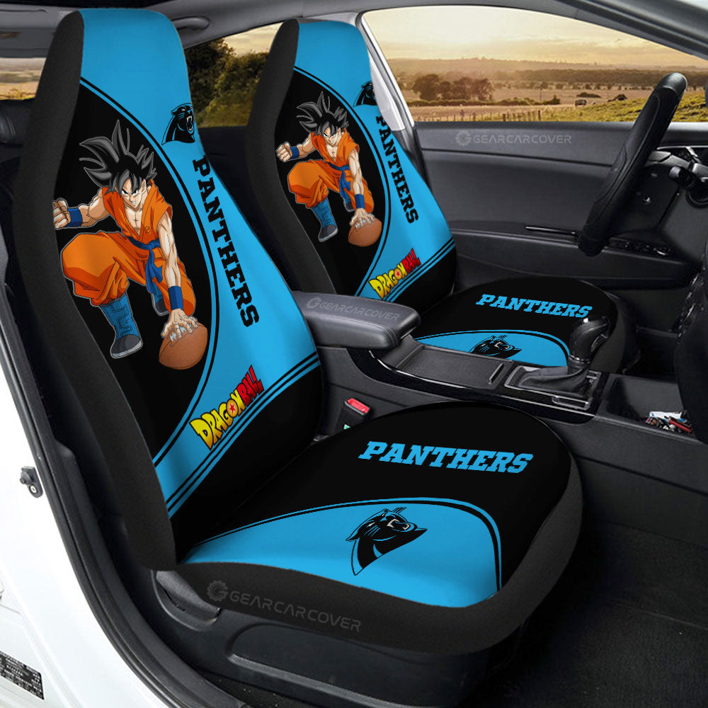 Carolina Panthers Car Seat Covers Goku Car Accessories For Fans - Gearcarcover - 2