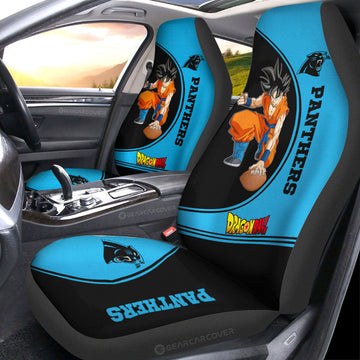 Carolina Panthers Car Seat Covers Goku Car Accessories For Fans - Gearcarcover - 1