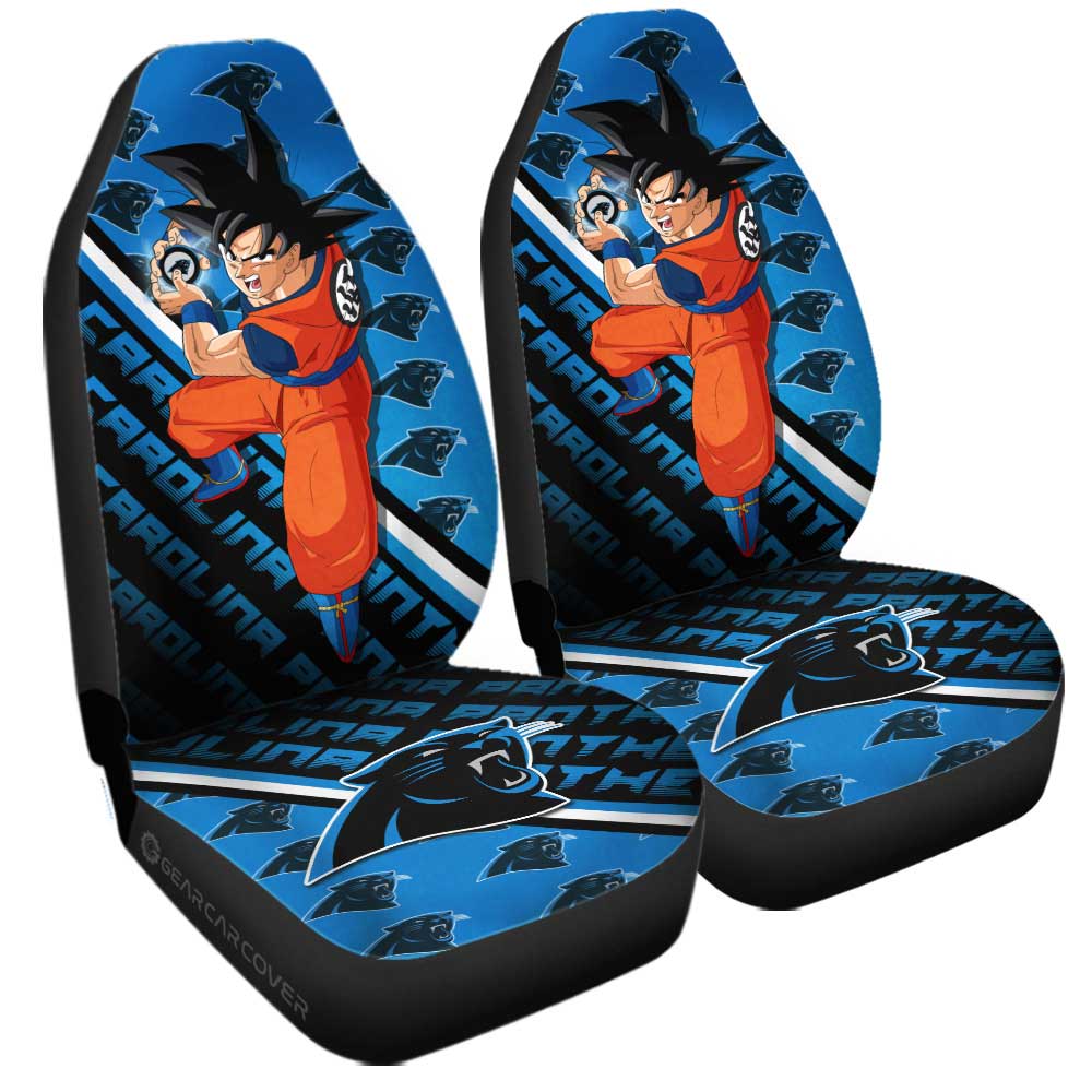 Carolina Panthers Car Seat Covers Goku Car Decorations For Fans - Gearcarcover - 3