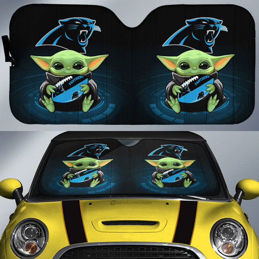Carolina Panthers Car Sunshade Custom Car Accessories For Fan - Gearcarcover - 1