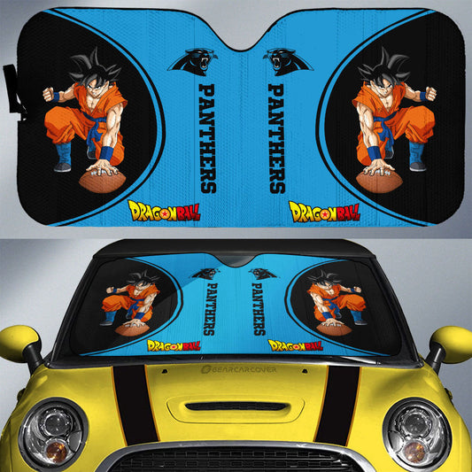 Carolina Panthers Car Sunshade Custom Car Accessories For Fans - Gearcarcover - 1