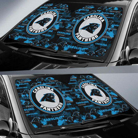 Carolina Panthers Car Sunshade Custom Car Accessories - Gearcarcover - 2