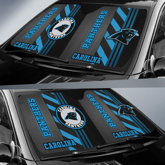 Carolina Panthers Car Sunshade Custom Car Accessories - Gearcarcover - 2