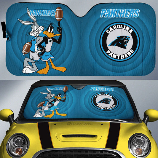 Carolina Panthers Car Sunshade Custom Car Accessories - Gearcarcover - 1