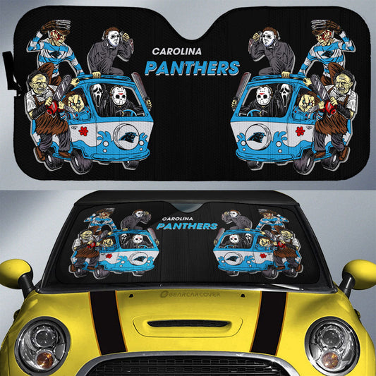 Carolina Panthers Car Sunshade Custom Car Accessories - Gearcarcover - 1