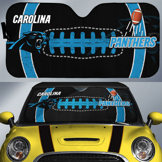 Carolina Panthers Car Sunshade Custom Car Accessories - Gearcarcover - 1