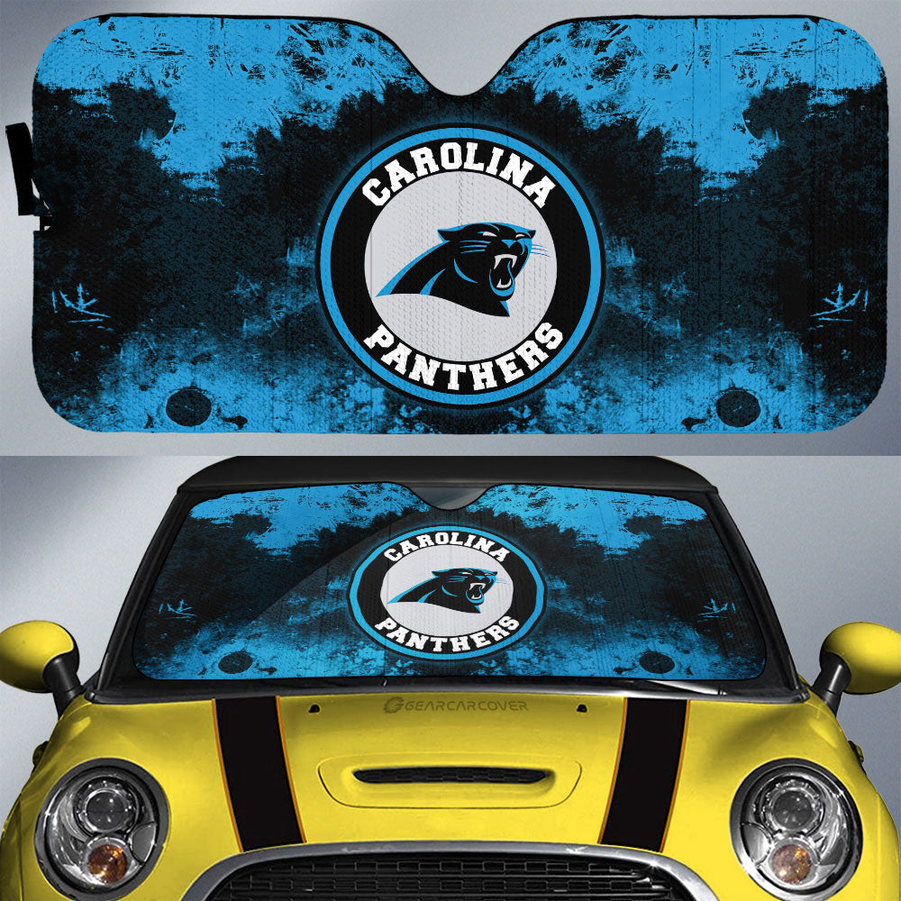 Carolina Panthers Car Sunshade Custom Car Accessories - Gearcarcover - 1