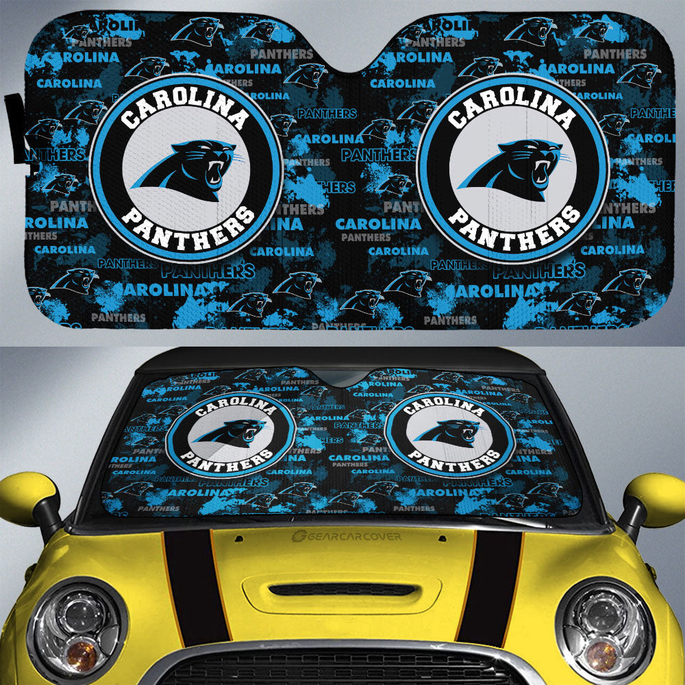 Carolina Panthers Car Sunshade Custom Car Accessories - Gearcarcover - 1