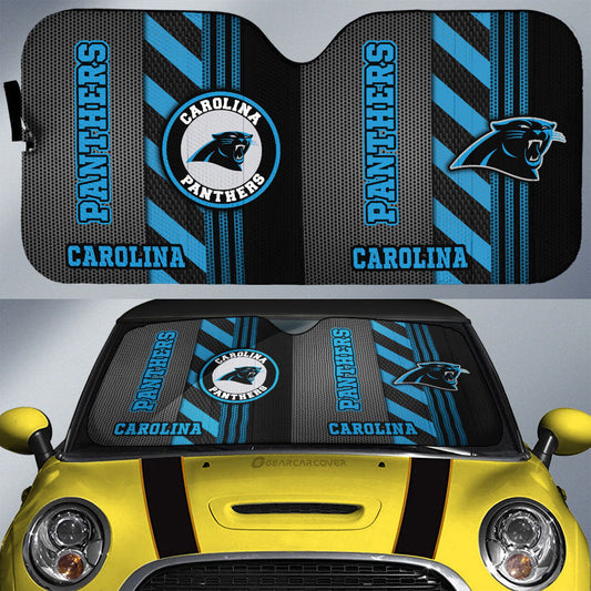Carolina Panthers Car Sunshade Custom Car Accessories - Gearcarcover - 1