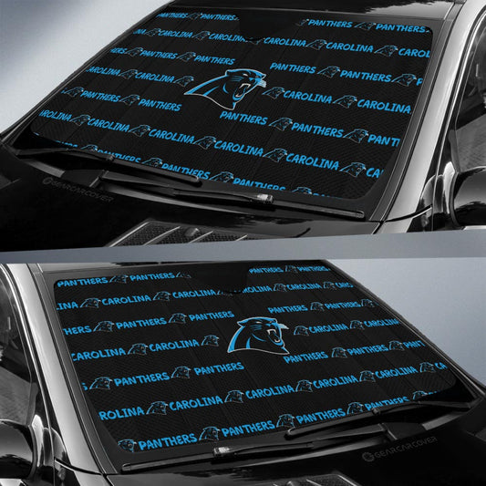 Carolina Panthers Car Sunshade Sporty Team Collection - Gearcarcover - 2