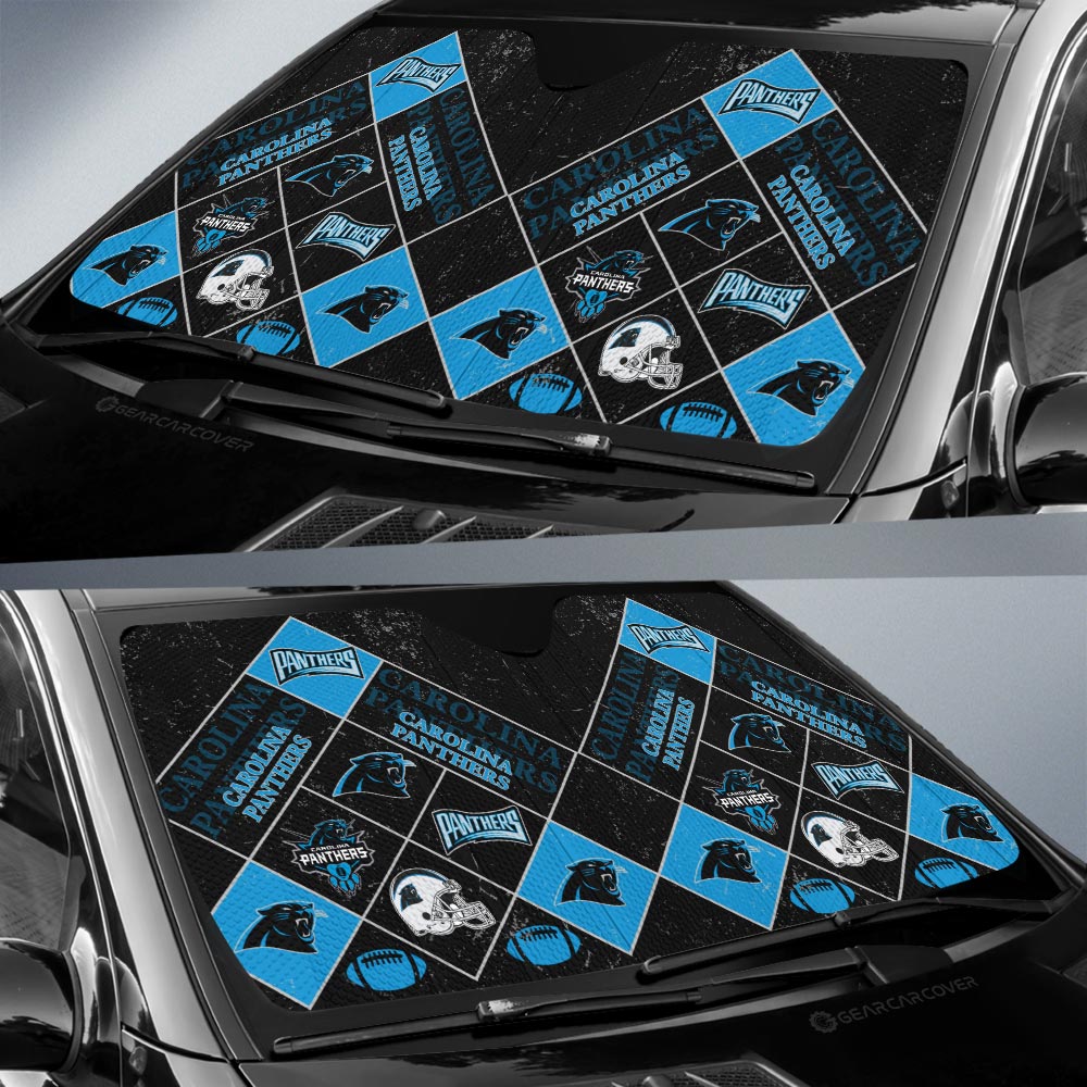 Carolina Panthers Car Sunshade Sporty Team Collection - Gearcarcover - 2