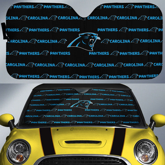 Carolina Panthers Car Sunshade Sporty Team Collection - Gearcarcover - 1