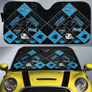 Carolina Panthers Car Sunshade Sporty Team Collection - Gearcarcover - 1