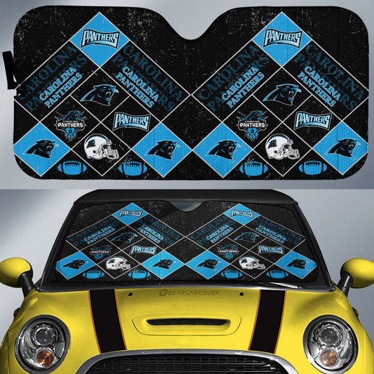Carolina Panthers Car Sunshade Sporty Team Collection - Gearcarcover - 1