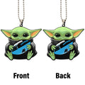Carolina Panthers Ornament Baby Yoda Car Accessories - Gearcarcover - 4