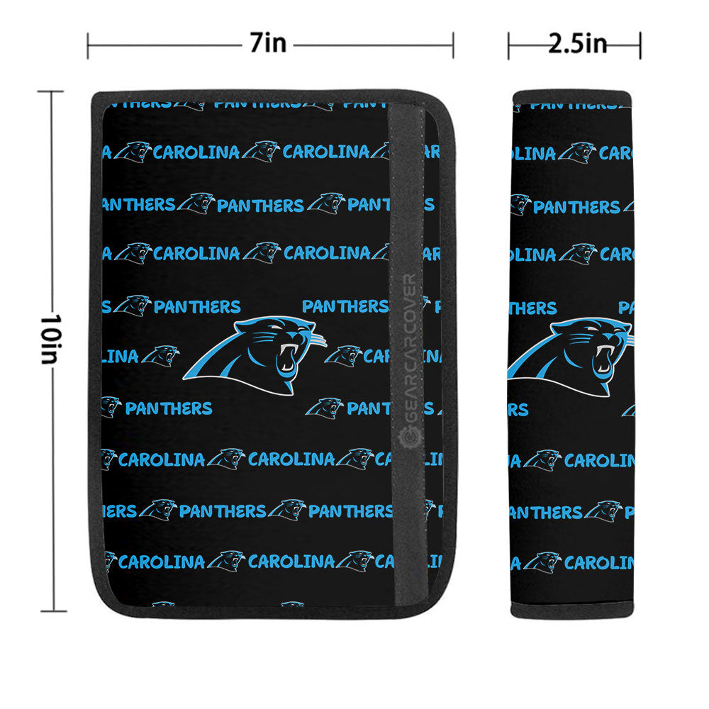 Carolina Panthers Seat Belt Covers Sporty Team Collection - Gearcarcover - 1