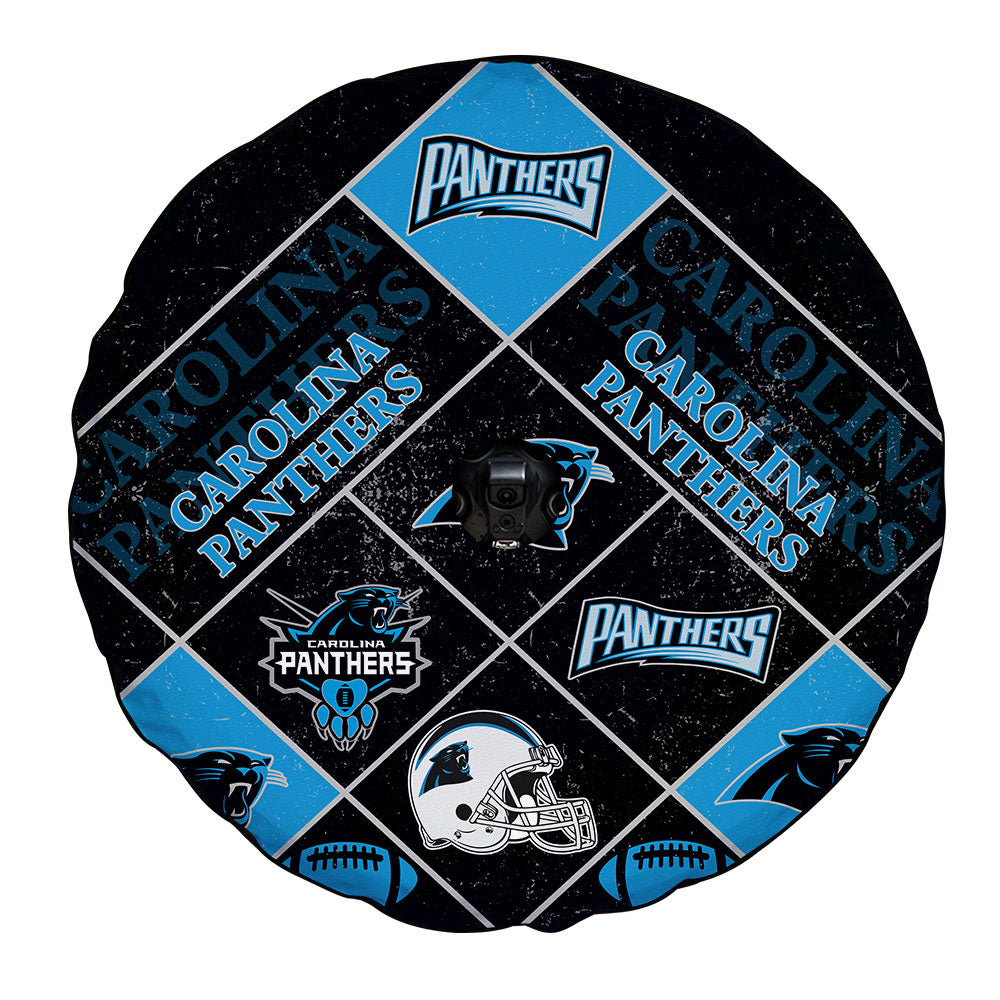 Carolina Panthers Spare Tire Covers Camera Hole Sporty Team Collection - Gearcarcover - 4