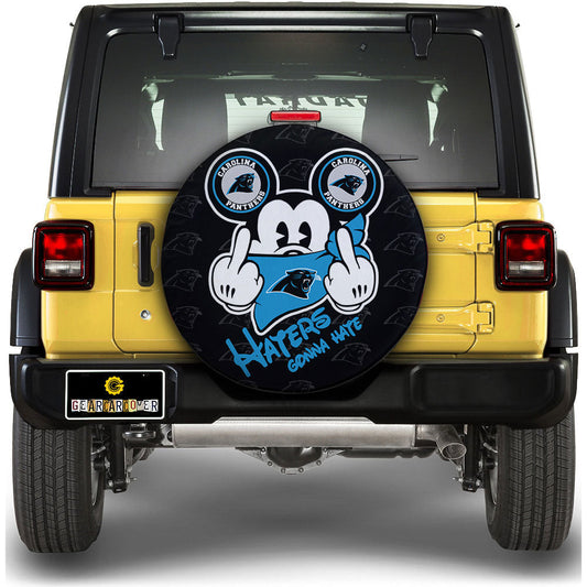 Carolina Panthers Spare Tire Covers Custom Car Accessories - Gearcarcover - 1