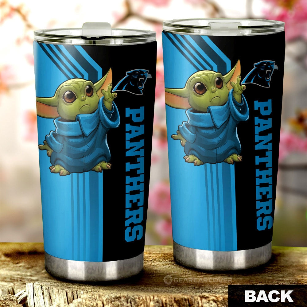 Carolina Panthers Tumbler Cup Custom Car Accessories - Gearcarcover - 2