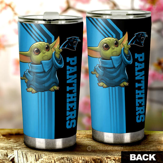 Carolina Panthers Tumbler Cup Custom Car Accessories - Gearcarcover - 2