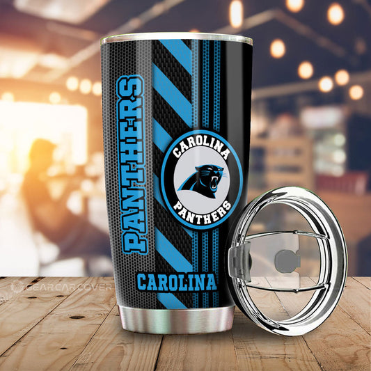 Carolina Panthers Tumbler Cup Custom Car Accessories - Gearcarcover - 2