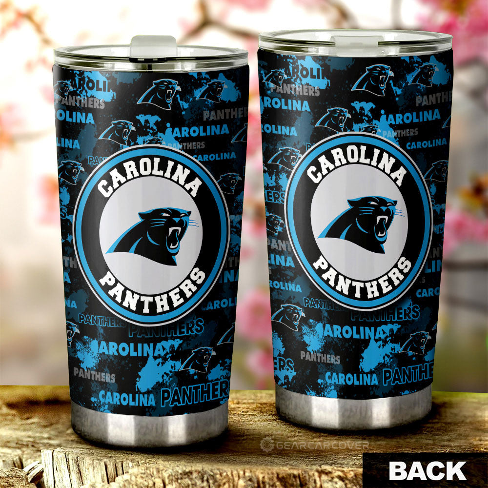 Carolina Panthers Tumbler Cup Custom Car Accessories - Gearcarcover - 2
