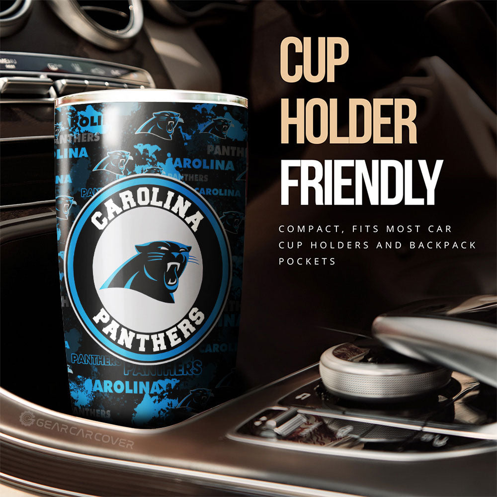 Carolina Panthers Tumbler Cup Custom Car Accessories - Gearcarcover - 3
