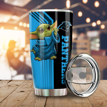 Carolina Panthers Tumbler Cup Custom Car Accessories - Gearcarcover - 1