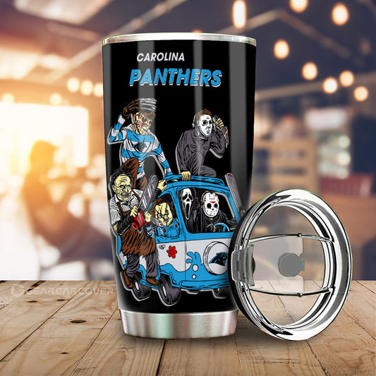 Carolina Panthers Tumbler Cup Custom Car Accessories - Gearcarcover - 1