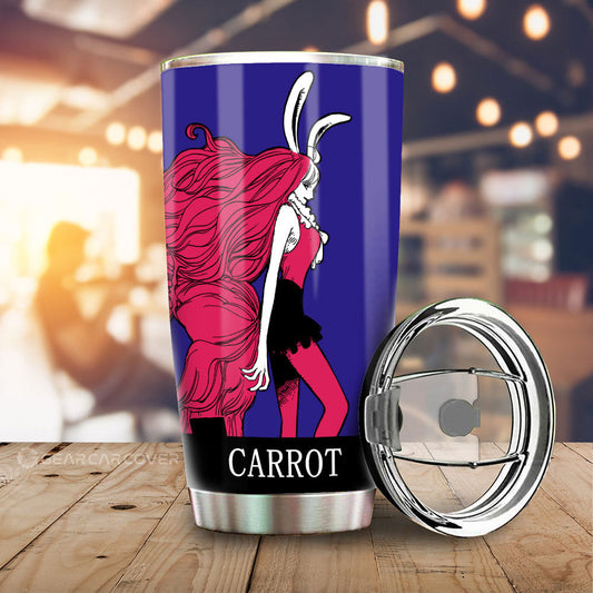 Carrot Tumbler Cup Custom Car Accessories Manga Style - Gearcarcover - 2