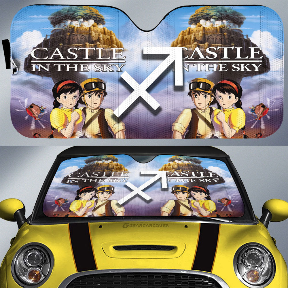 Castle In The Sky Car Sunshade Custom Car Accessories - Gearcarcover - 1